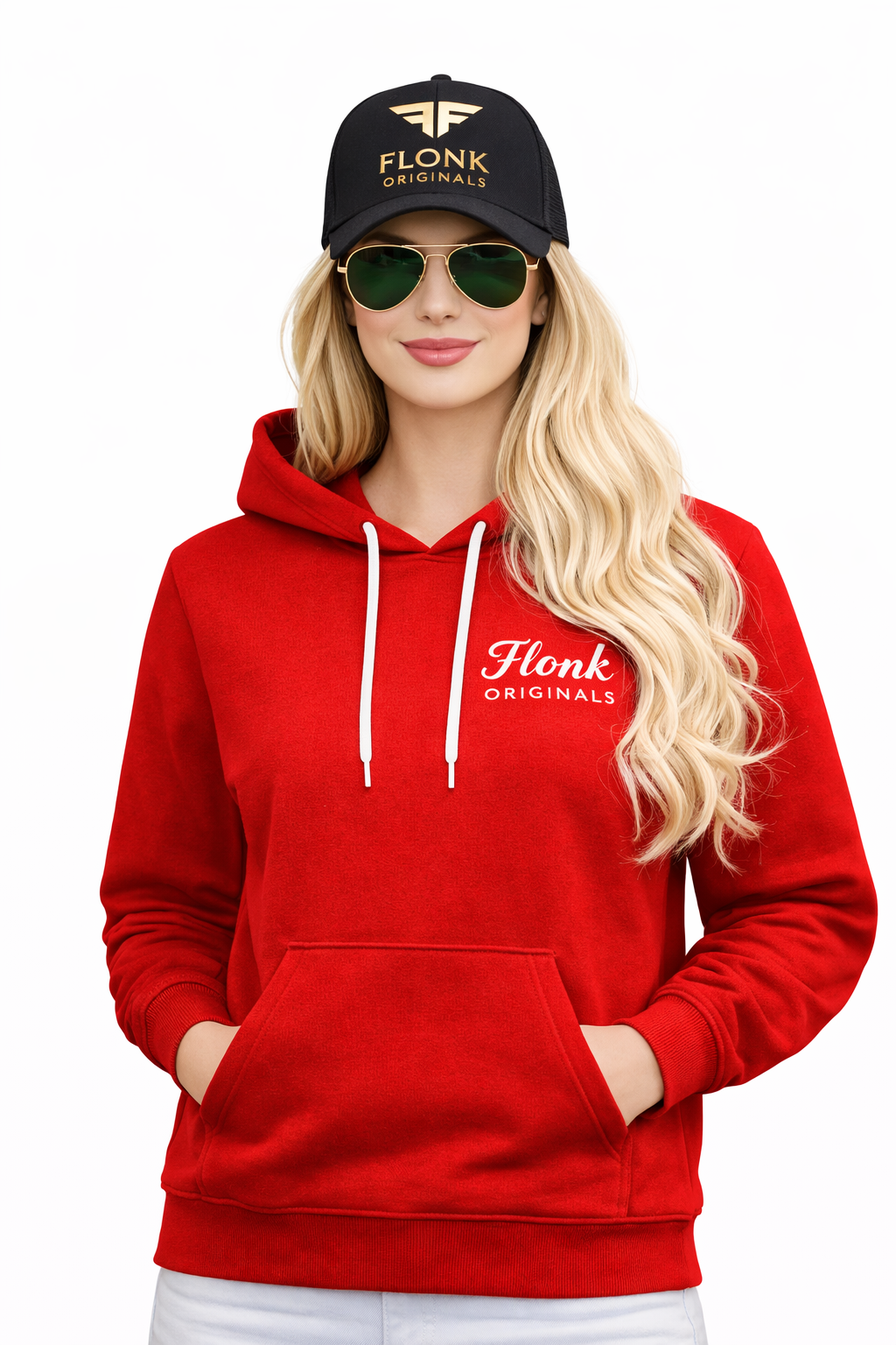 Flonk Originals – Red Hoodie