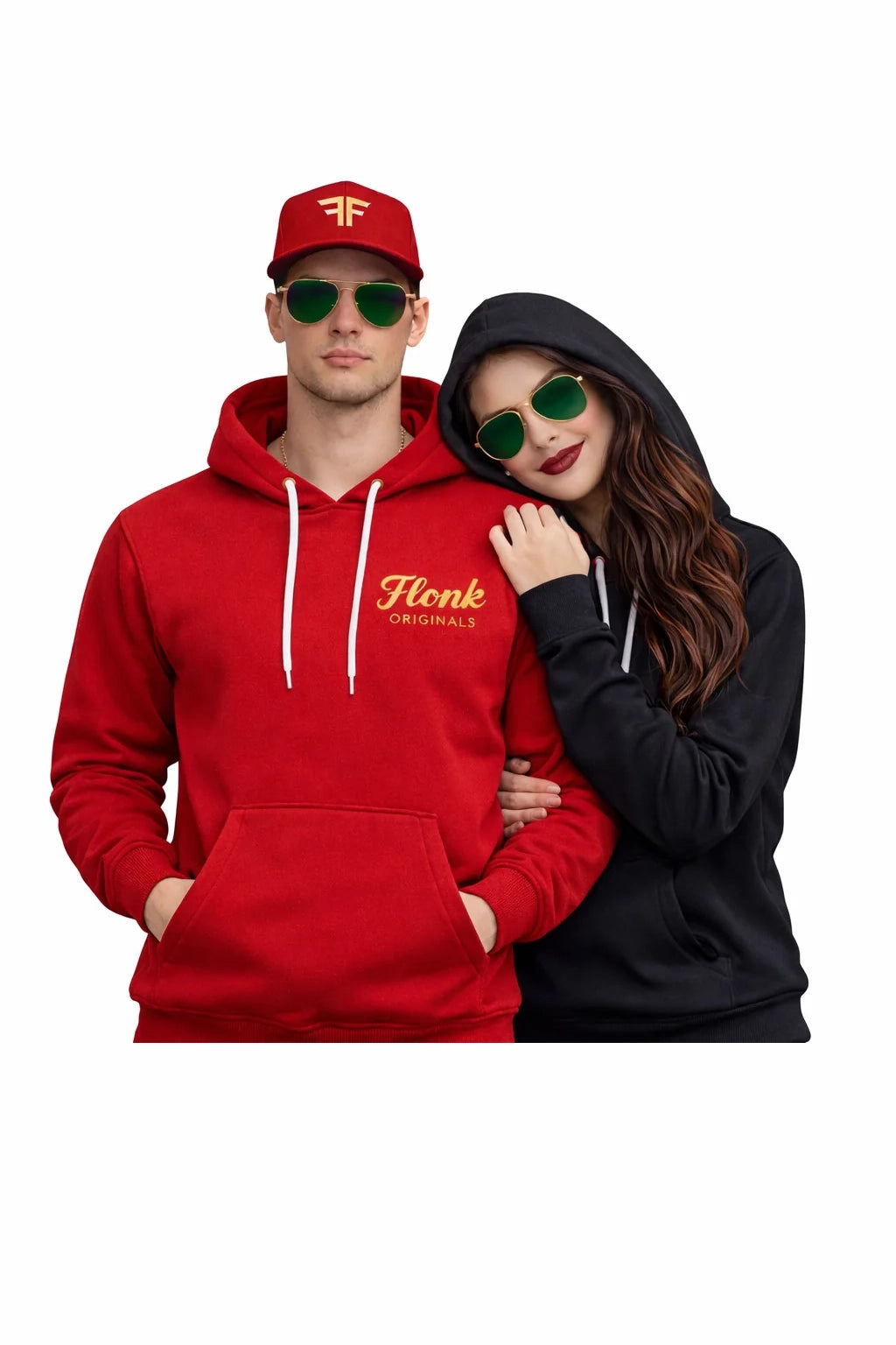 Flonk Red Hoodies