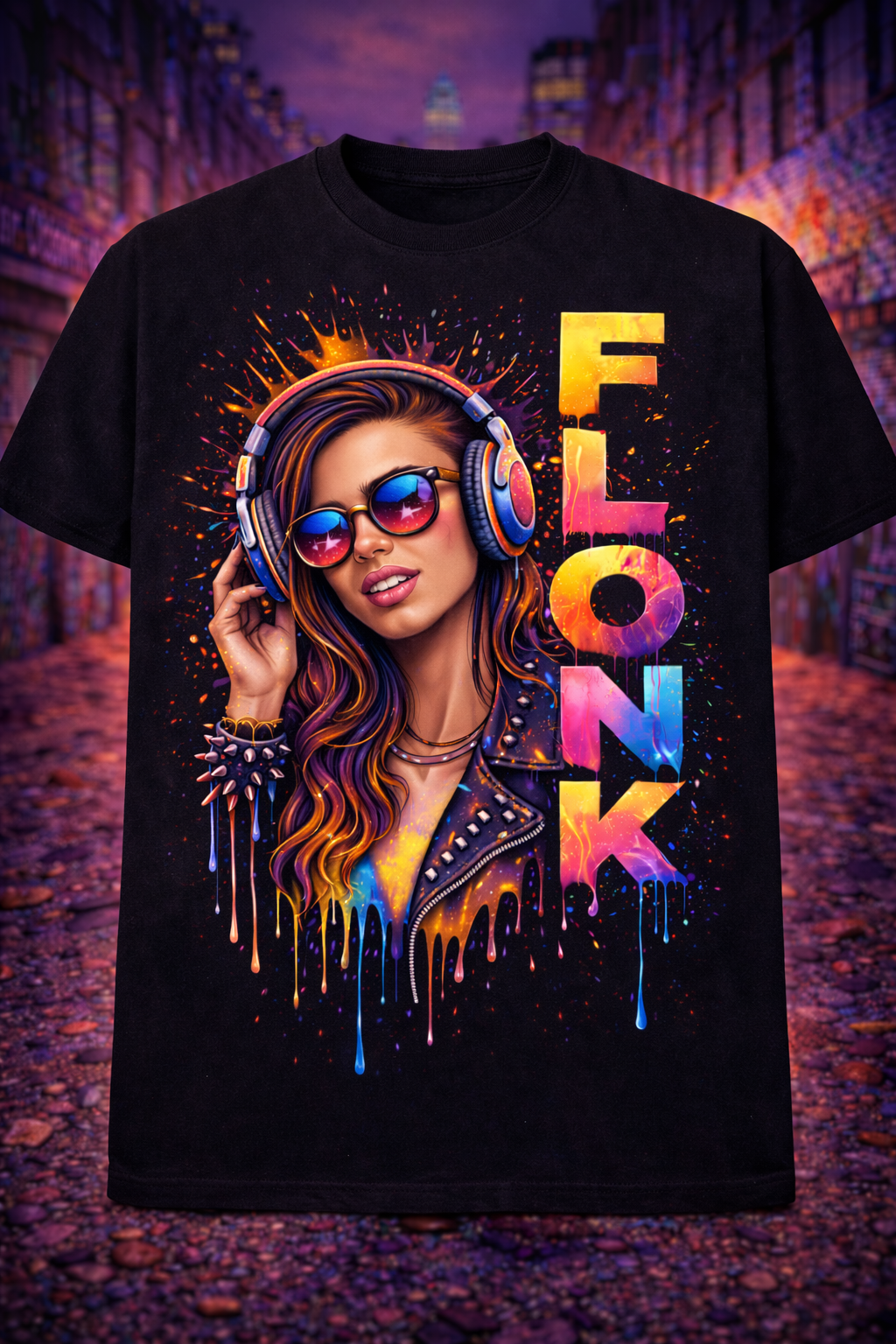 Flonk Originals – Neon Sound Street Tee